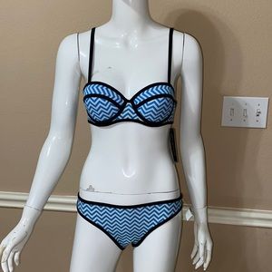 BRA SOCIETY underwire neoprene bikini